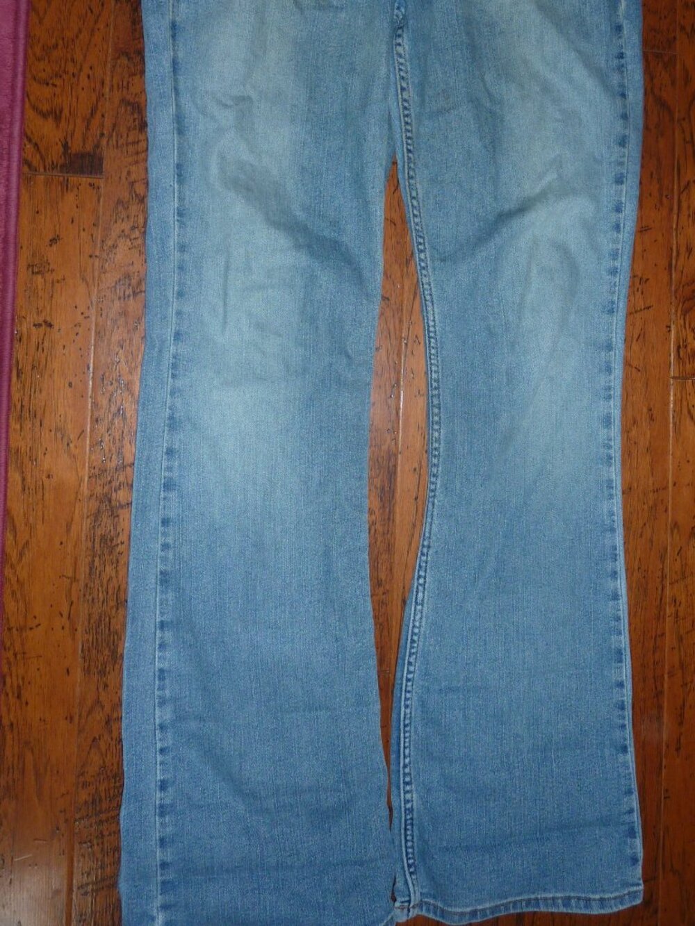 American Eagle Outfitters 12 Long Flared blue wash Jeans